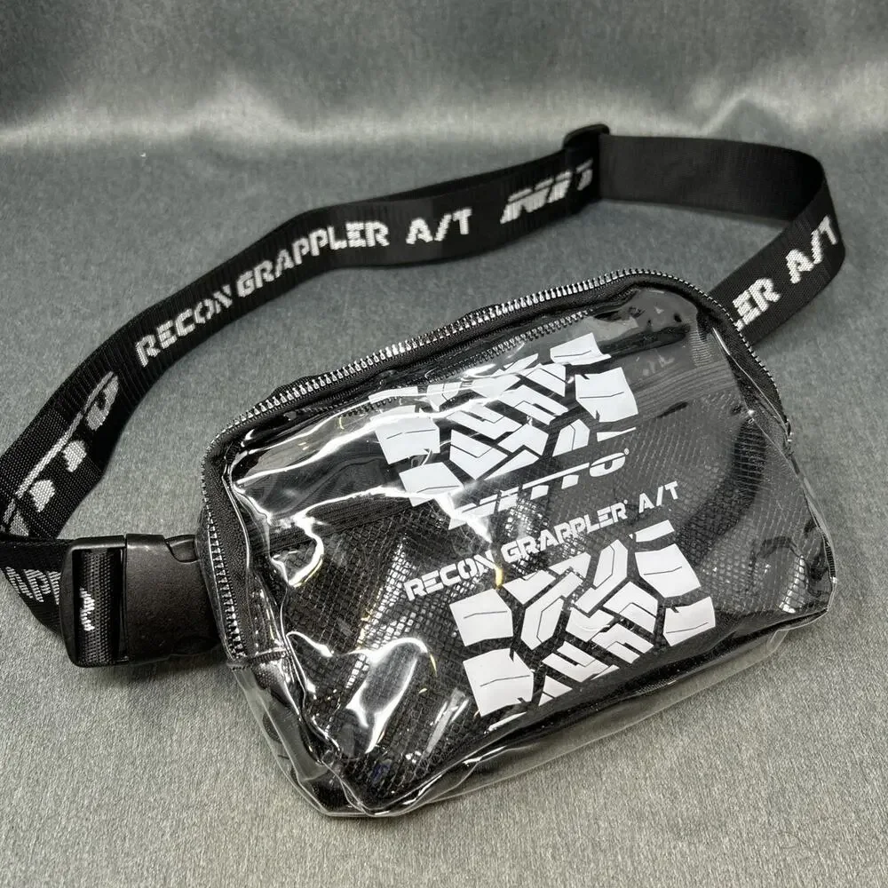 Nitto Recon Grappler AT Clear Hip Sack Fanny Pack Adjustable Belt Stadium Bag